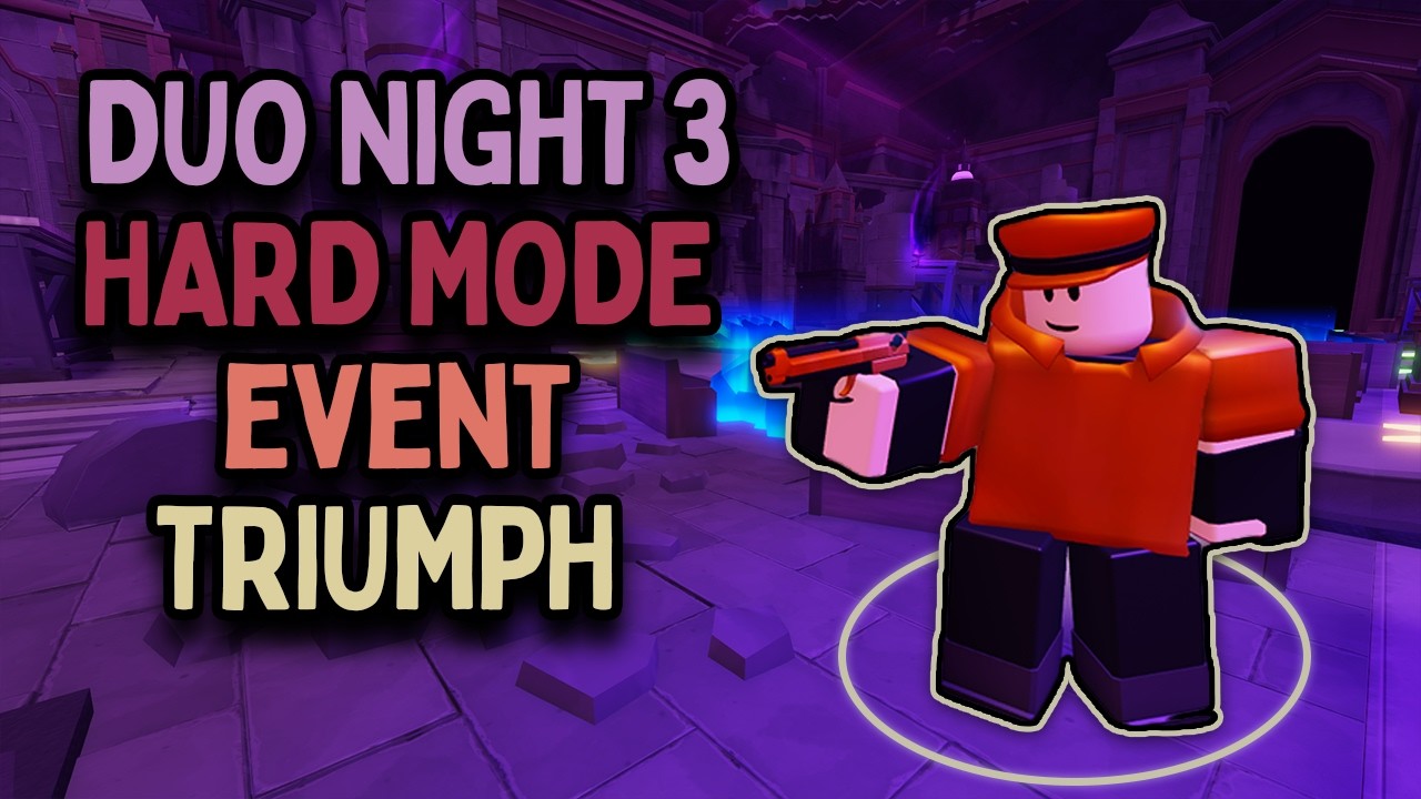 Duo Night 3 HARD MODE Triumph | Roblox Tower Defense Simulator - YouTube
