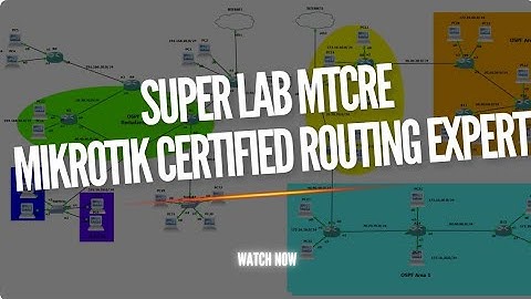 MTCRE Super Lab: Complete Configuration of VLAN, OSPF, Static Route, and L2TP Tunnel!