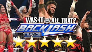 Every WWE Backlash France Match ⭐️ RATED!