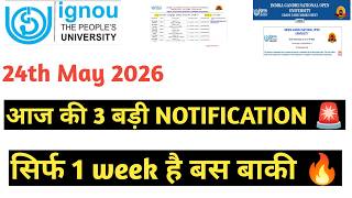 IGNOU LAST CHANCE FOR JUNE 2026 EXAMS #livestream