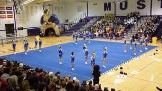 Wheaton Varsity Falcon Cheer 2nd place 2015 Sectionals "OUR TIME"