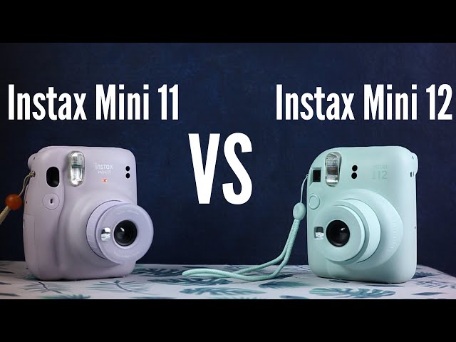 Fujifilm Instax Mini 11 vs 12 Comparison - YouTube
