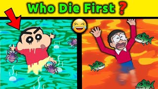 Who Die First ? 😱 || Shinchan Funny Game 😂