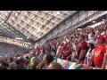 Россия - Англия, ЕВРО 2016. Перед игрой и трибуны.