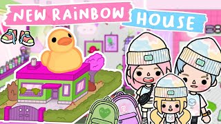 Toca Life World : NEW RAINBOW HOUSE DESIGN MAKEOVER🌈 | Toca Boca screenshot 5