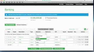 07 Banking transaction on Sage One