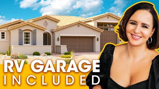 Queen Creek AZ - West Park Estates by Richmond American Homes Brand NEW Homes RV Garage | FULL TOUR