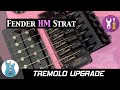Upgrading a Fender HM Strat with a Gotoh bridge!