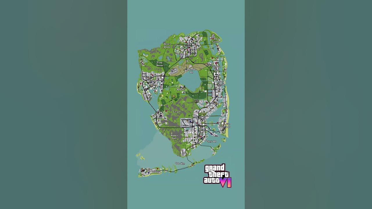 GTA 5 vs GTA 6 | Which map is better? #gta5 #gta6 #shorts