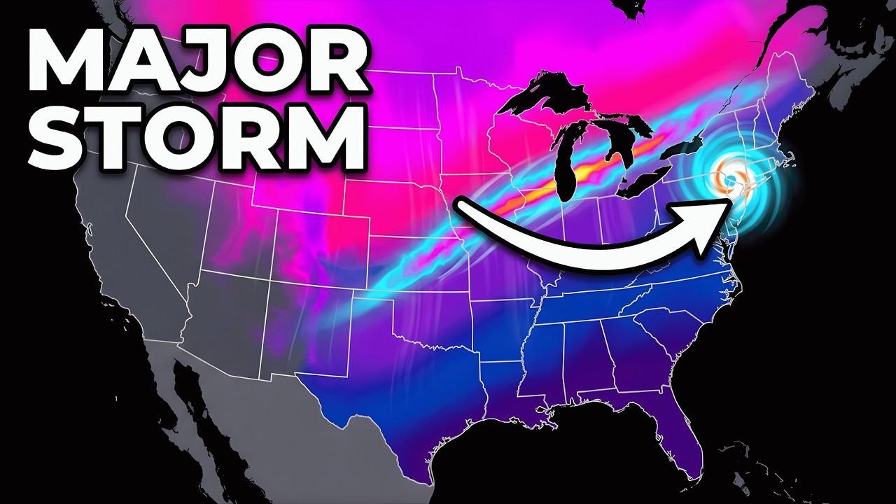 A Major Winter Storm Is Taking Aim At The Northeast Right Now... - YouTube