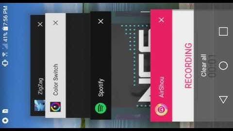 Color switch and zigzag