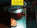 "Easy Trick: Loosen a Circular Saw Blade with a Nail!" 🔨🪚#diy #carpenter #woods #craft #woodworking