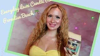 Everyday Luxe Scented Three Wick Candle Review ~ Paradise Beach ~ TK Maxx UK Highstreet