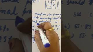 Percentage question no.22 based on AB rule #allgovtexam 🙏