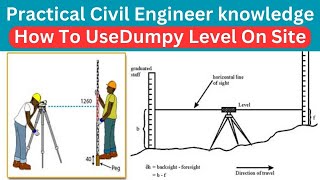 How To Use Dumpy Level On Construction Site Practical Civil Engineering Knowledge