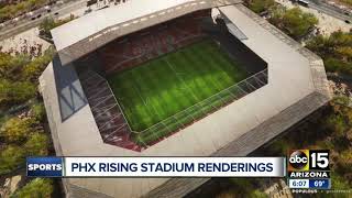 Phoenix Rising FC unveils potential MLS stadium - ABC15 sports