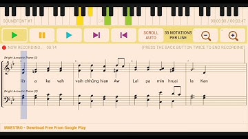 Thlalêra ka vahvaih chhûng hian (KHB 30) - SATB & All parts music