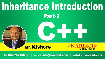 Introduction to Inheritance Part 2 | C++ Tutorial | Mr. Kishore