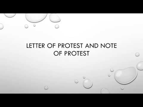 What is the difference between a Letter of protest and note of protest - maritime law for mariners