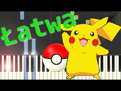 🎹 Czy już wszystkie masz? (Pokemon) - Piano Tutorial (łatwa wersja) 🎵 NUTY W OPISIE 🎼