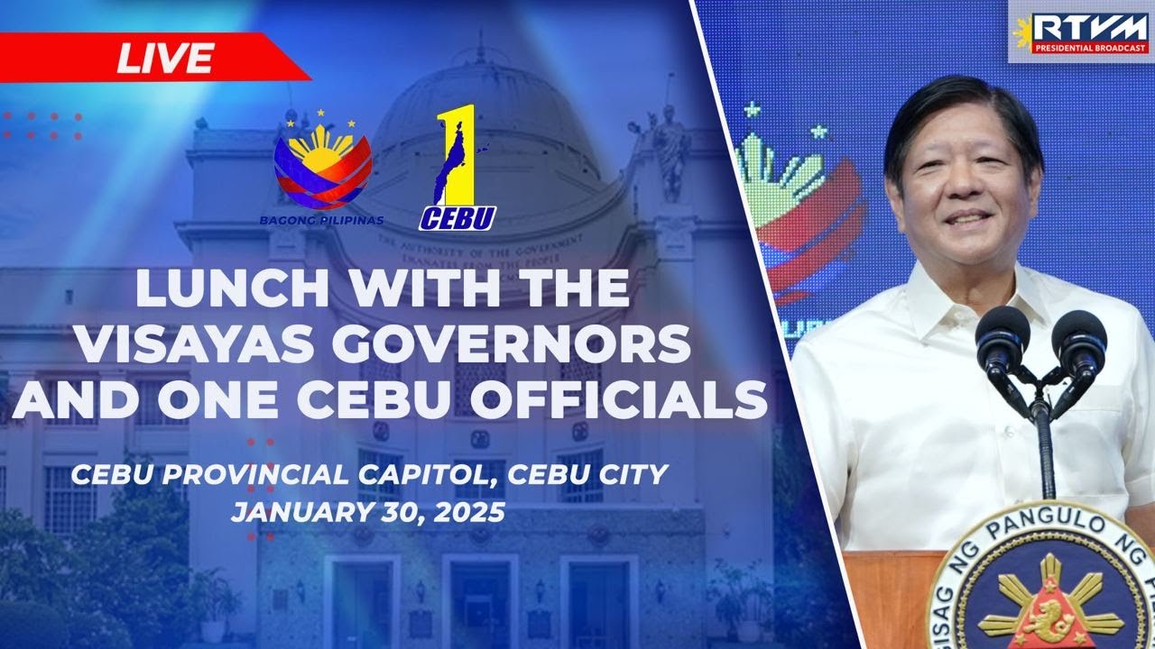 Lunch with the Visayas Governors and ‘One Cebu’ Officials