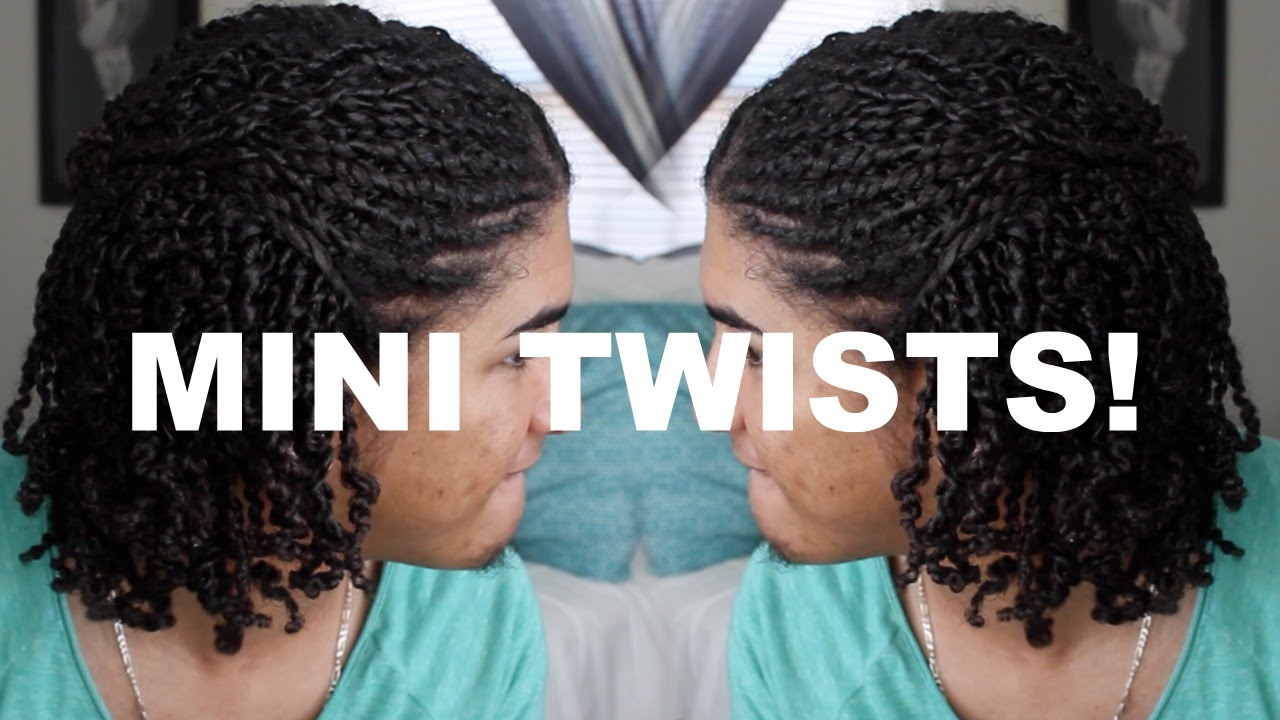 MINI TWISTS | Natural Hair | Male and Female. - YouTube