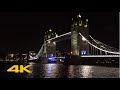 London Walk: Tower Bridge at night | via London Bridge【4K】