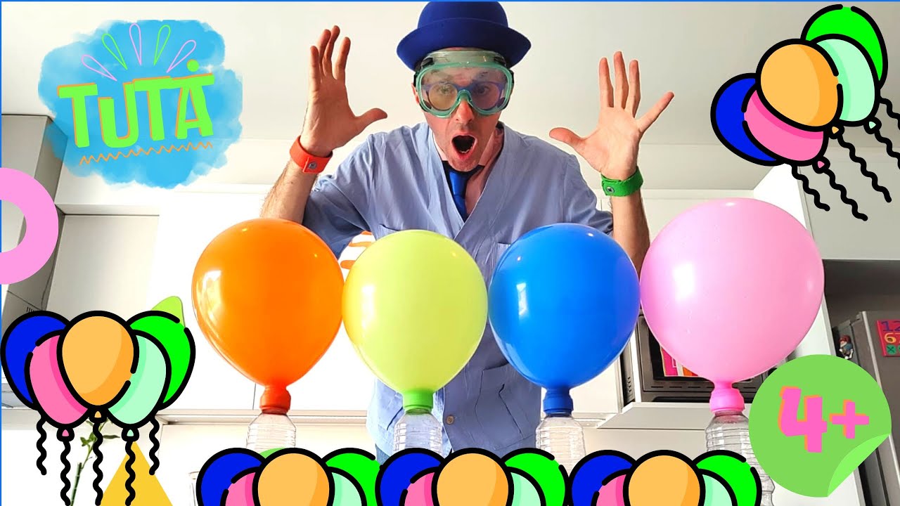 EL GLOBO QUE SE INFLA SOLO | EXPERIMENTO CASERO PARA NIÑOS 🎈 VIDEOS ...