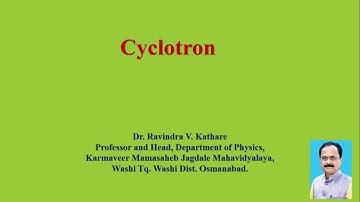 Cyclotron ( Particle Accelerator )