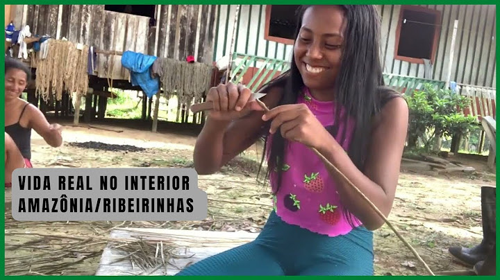TECELAGEM COM CIPÓ/CULTURA RIBEIRINHA AMAZONENSE/ Reprise legendada.