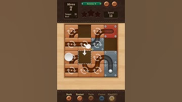 Roll the Ball slide puzzle Rotation E Pack Level 12 Solution