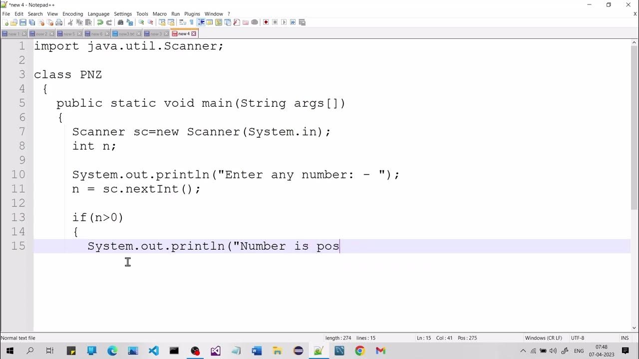 To check number is positive, negative or zero in Java - YouTube