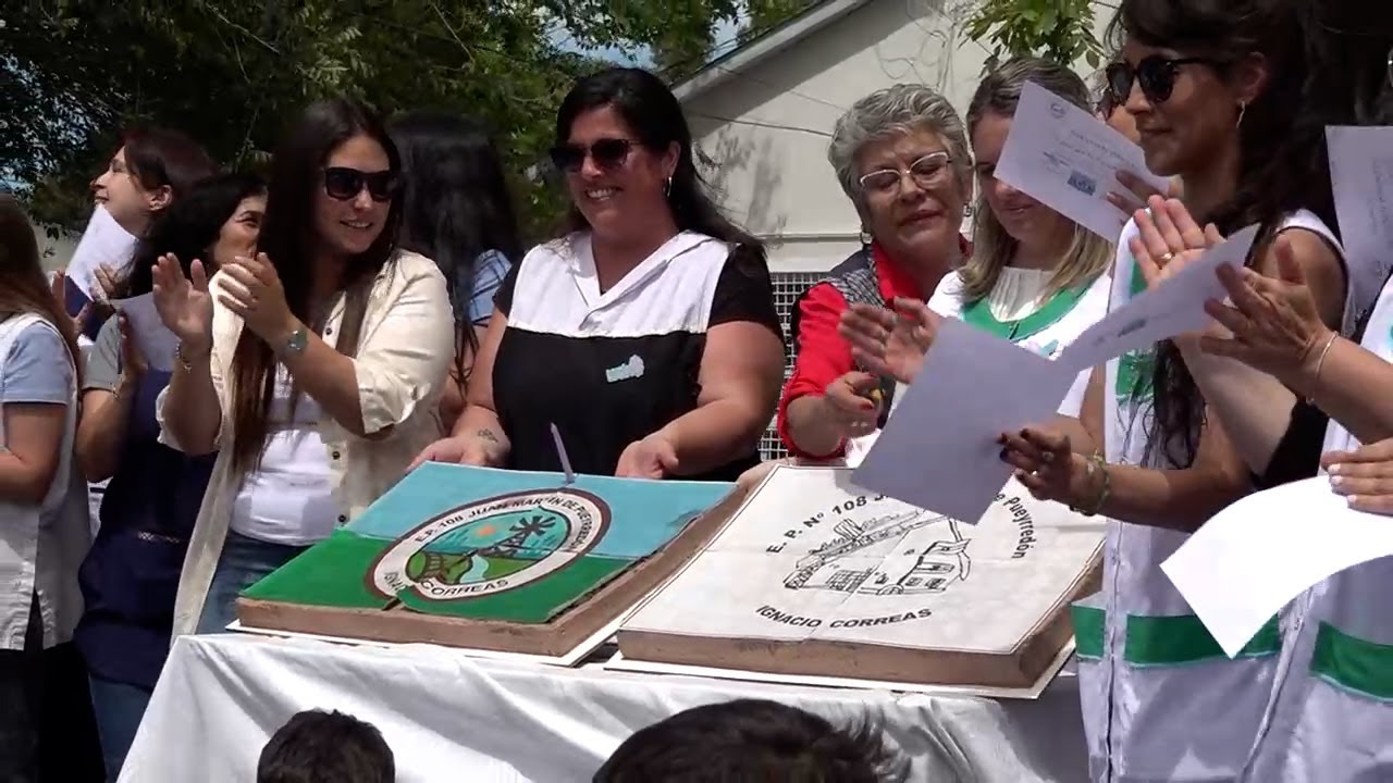 Así fue el emotivo festejo por los 75 años de la Escuela 108 de Ignacio Correas