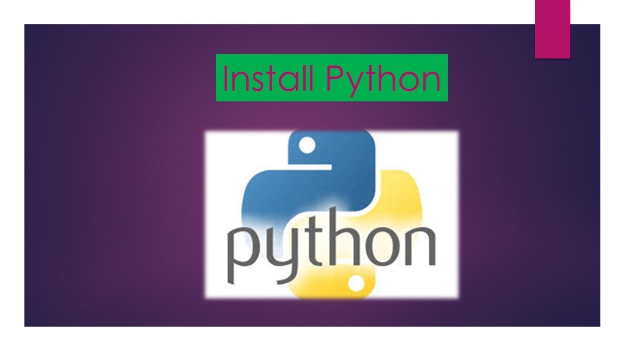 How to install python - YouTube