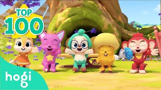 [🎵TOP100] Kids' Favorite Songs｜Boo Boo Song   More｜Hogi Pinkfong