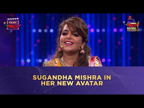 Sugandha Mishra in her new avatar at Smule Mirchi Music Awards 2022