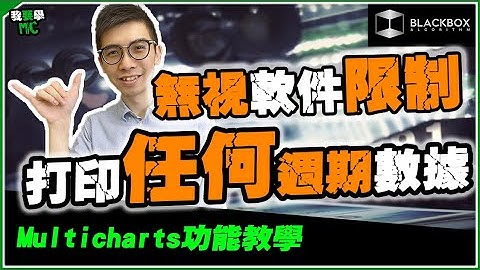 無視Multicharts限制 l 打印任何週期數據 l 無需編程 l 連接API下載數據軟件【#BlackboxAlgorithm #我要學MC #程式交易】 (有字幕)