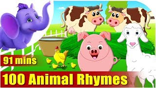 Top 100 Animal Rhymes in English