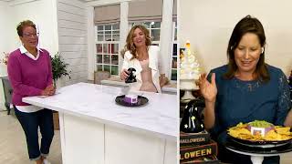 Mr. Halloween I lluminated Chip & Dip Witch's Hat on QVC
