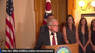 Ohio Gov. Mike DeWine makes announcement