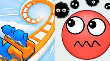 Runner coaster vs Hide Ball Satisfying ASMR GamePlay (Android,ios) (New Update)