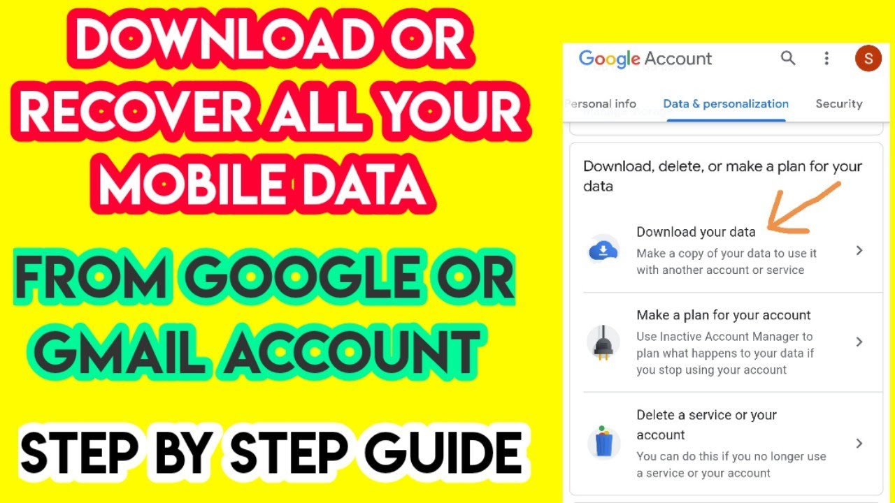 How to recover your Google account - Guidebooks with Google