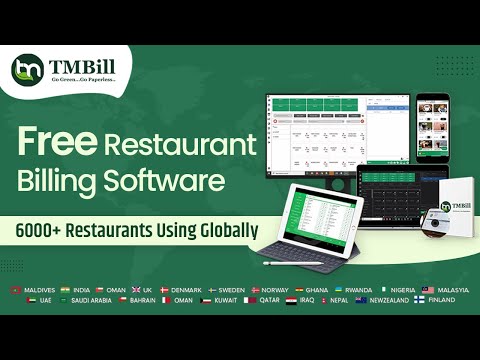 Free Restaurant Billing Software | Works Offline |  TMBill Pacific POS
