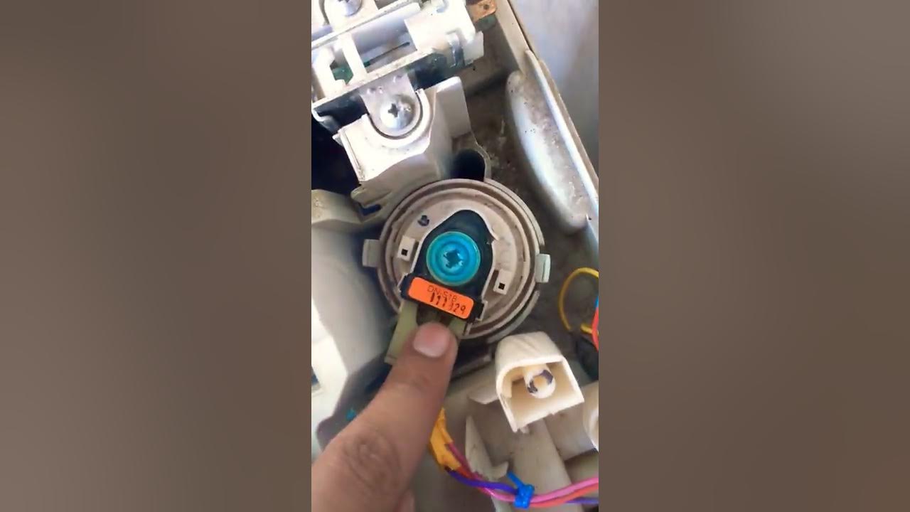 Repairing water pressure switch (washing machine) - YouTube
