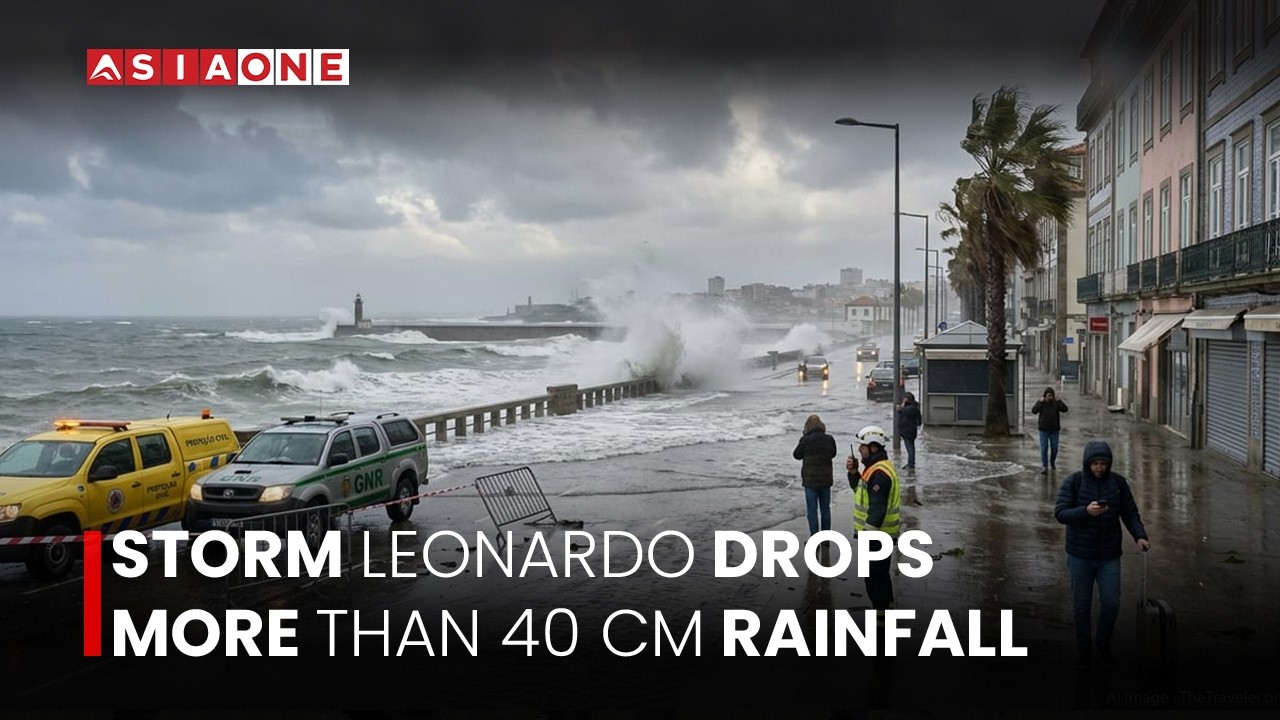 Storm Leonardo Brings Historic Floods and Mass Evacuations in Spain and Portugal | Asia One News