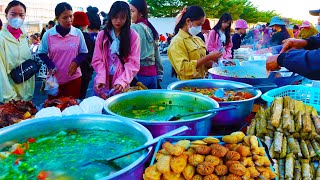 Food Rural TV, Street breakfast for factory workers Cheap food 0,25$ up 1$