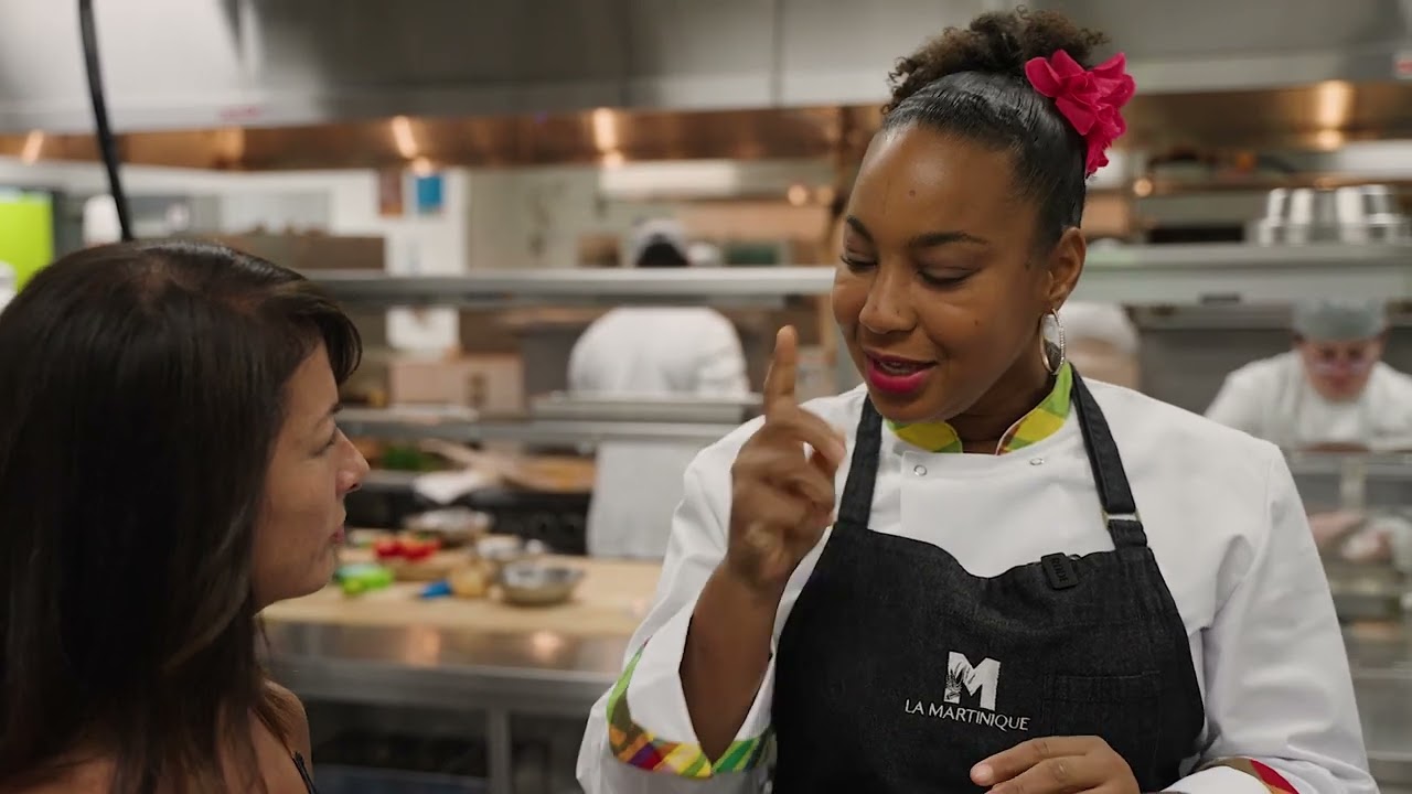 Buffet dînatoire de la Martinique à l'Ecole hôtelière Calixa-Lavallée - Montreal.TV