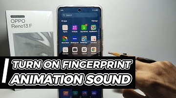 How To Turn On Fingerprint Animation Sound On Oppo Reno 13 F