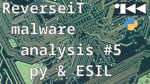 malware analysis #5  ( python ESIL radare 2 ) - decode r2 py