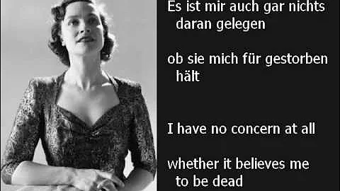 Kathleen Ferrier - "Ich bin der Welt abhanden geko...